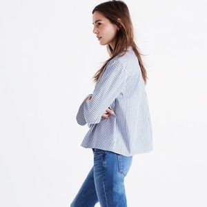 NWOT Madewell Bell Sleeve Button Dowm